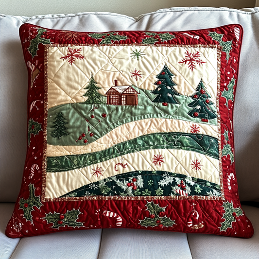 Winter Wonderland Quilted Pillow Case NCU0NT2353