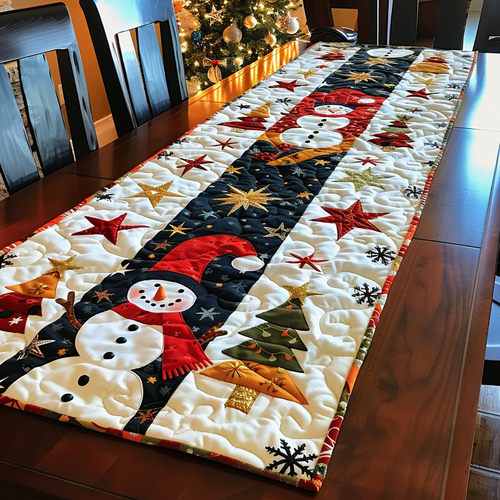 Winter Wonderland Quilted Table Runner NCU0PT181