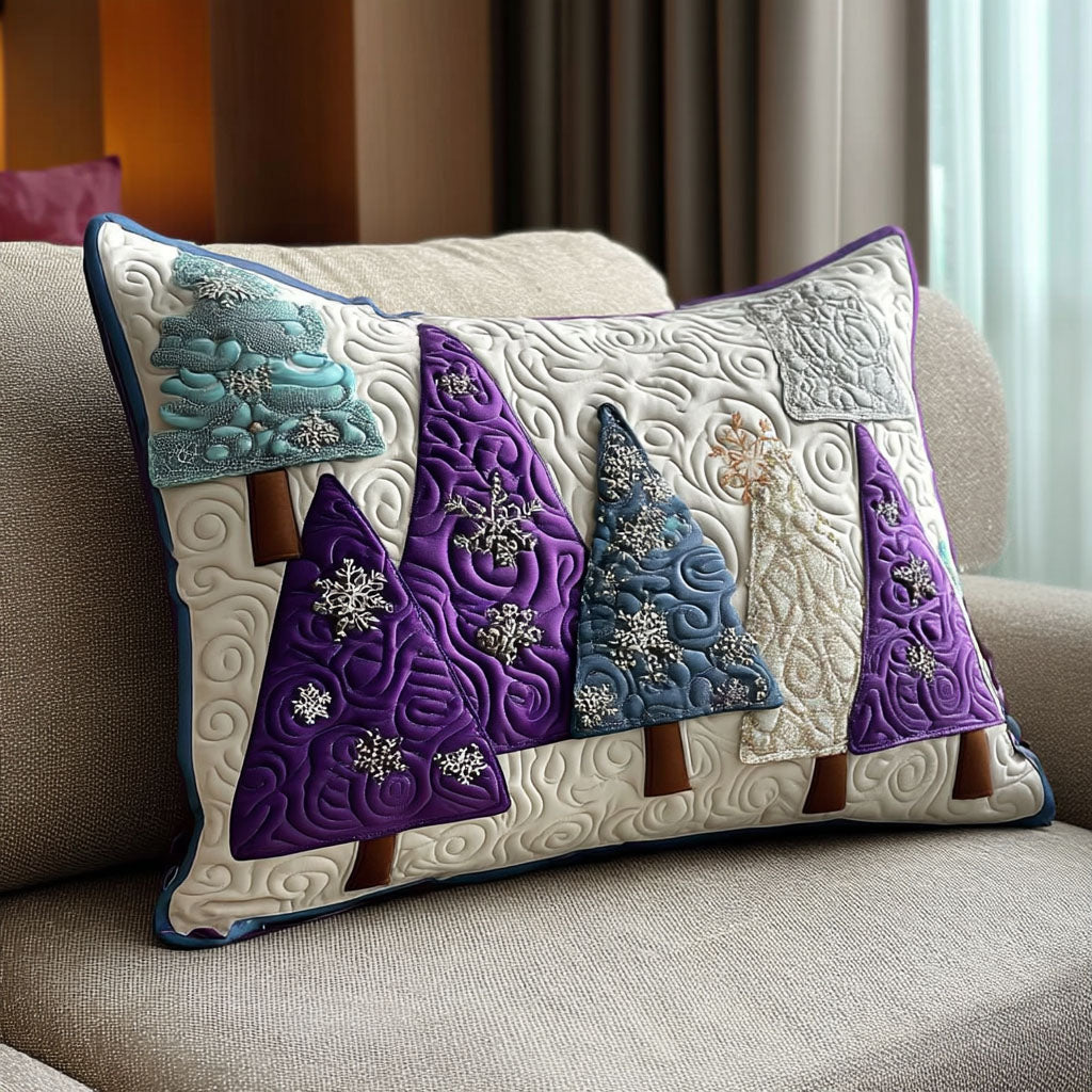 Winter Amethyst Quilted Bedding Pillow Case NCU0PT10655