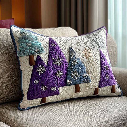 Winter Amethyst Quilted Bedding Pillow Case NCU0PT10655