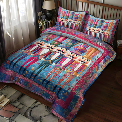 Winter Ballet Wonder 3-Piece Quilted Bedding Set NCU0TL1596