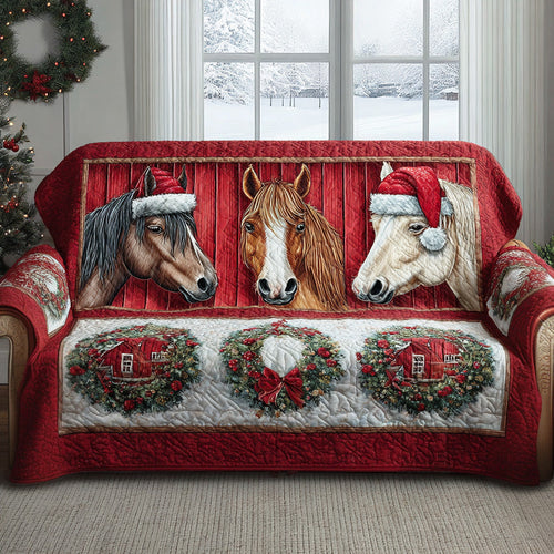 Winter Barn Quilted Sofa Cover NCU0TD1998