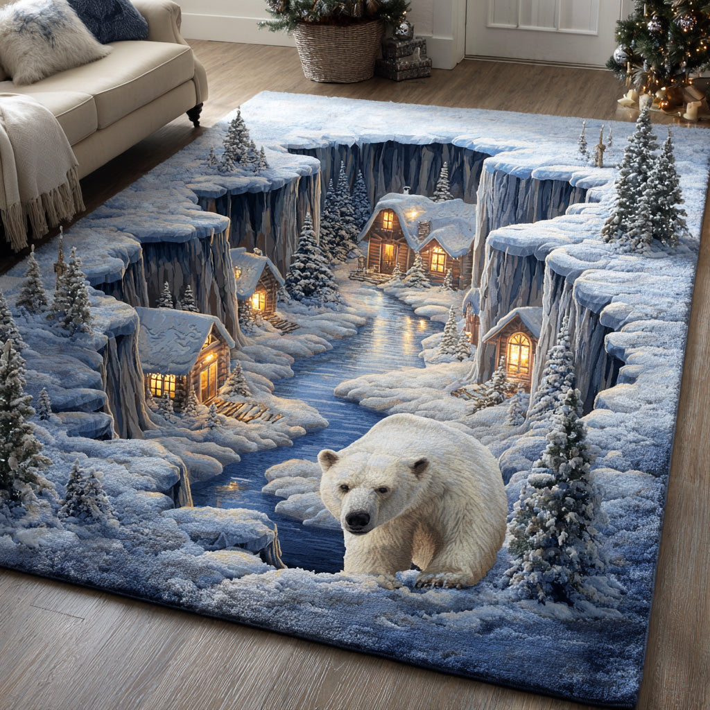 Winter Bear Area Rug NCU0TD1916