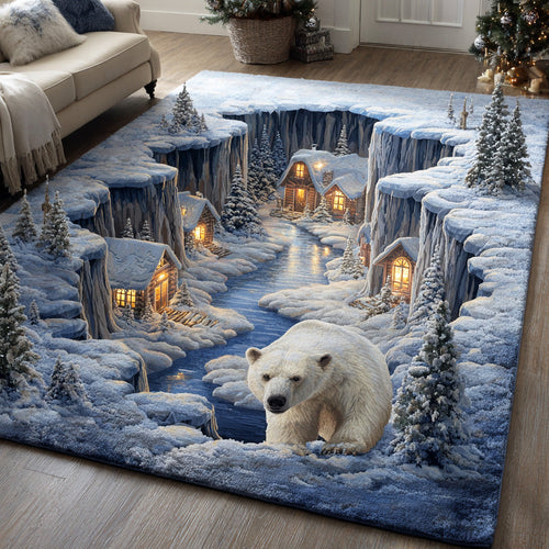 Winter Bear Area Rug NCU0TD1916