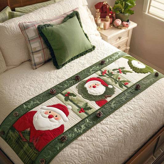 Winter Berries Quilted Bed Runner NCU0PT9169