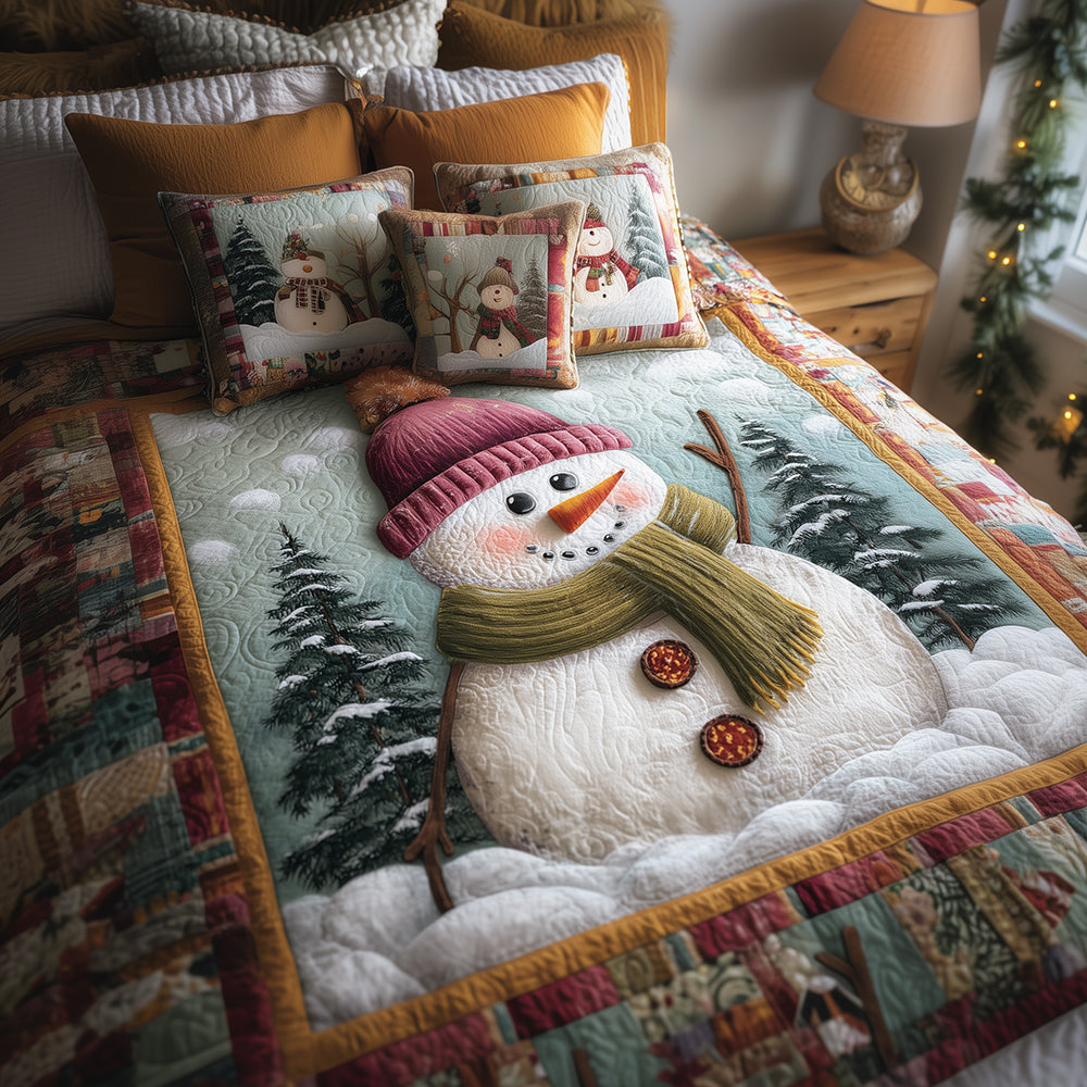 Winter Bliss Quilted Bedding Set NCU0TH3302