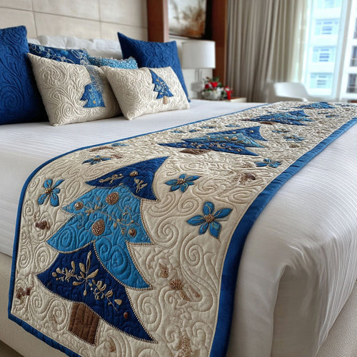 Winter Bouquet Quilted Bed Runner NCU0PT10656