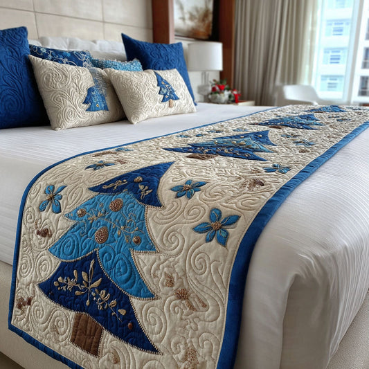 Winter Bouquet Quilted Bed Runner NCU0PT10656