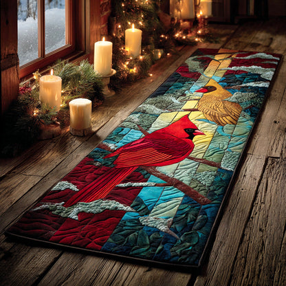 Winter Branch Cardinal Runner Carpet NCU0TD1325