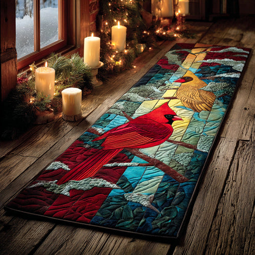 Winter Branch Cardinal Runner Carpet NCU0TD1325