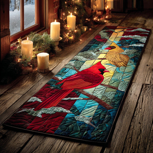 Winter Branch Cardinal Runner Carpet NCU0TD1325