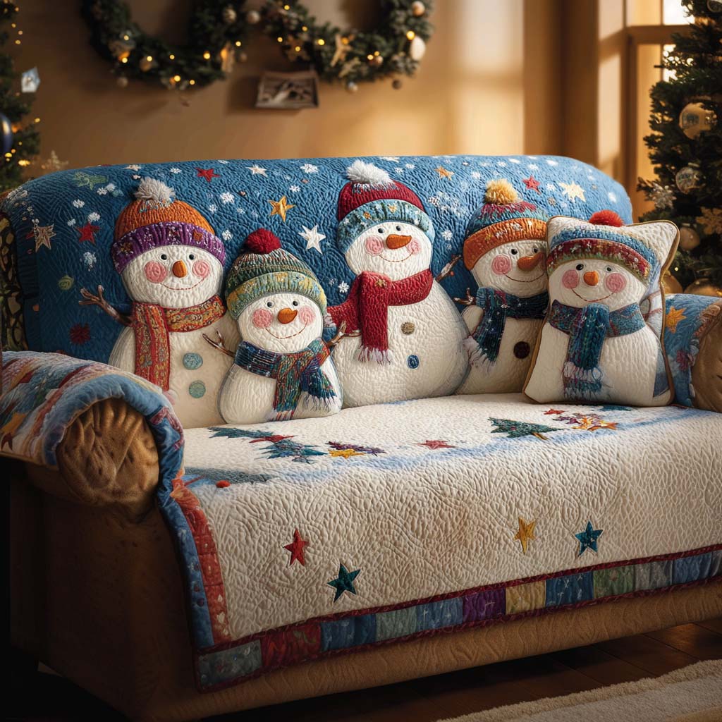 Winter Buddy Quilted Sofa Cover NCU0NT11272