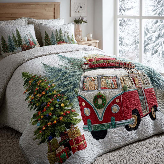 Winter Camp Escape 3-Piece Quilted Bedding Set NCU0NT11372