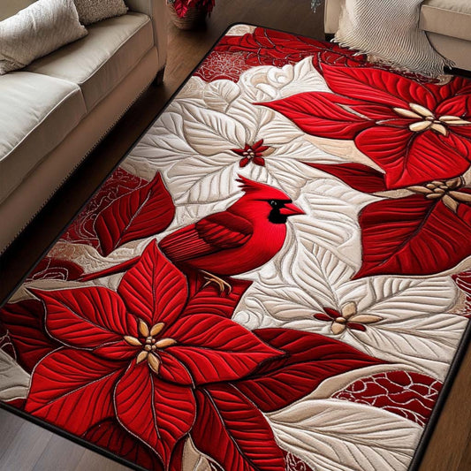 Winter Cardinal Area Rug NCU0NT10468