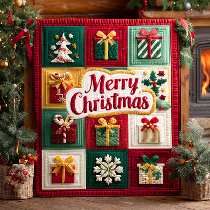 Winter Cheer Quilted Blanket NCU0TD874
