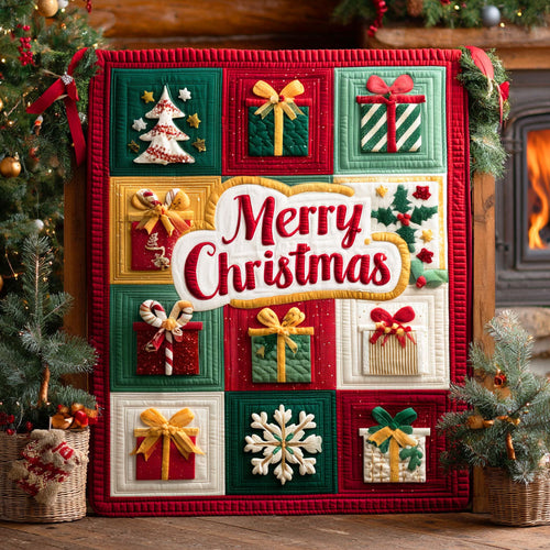 Winter Cheer Quilted Blanket NCU0TD874