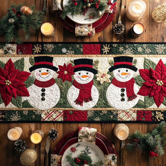 Winter Chorus Quilted Table Runner NCU0TV249