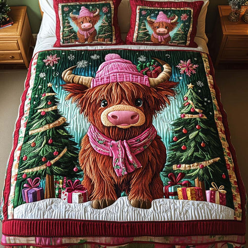 Winter Companion 3-Piece Quilted Bedding Set NCU0NT2319