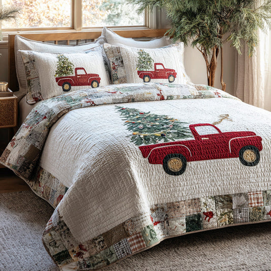 Winter Delivery 3-Piece Quilted Bedding Set NCU0DV7640