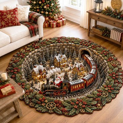 Winter Dreamland Custom Shape Area Rug NCU0TD3140