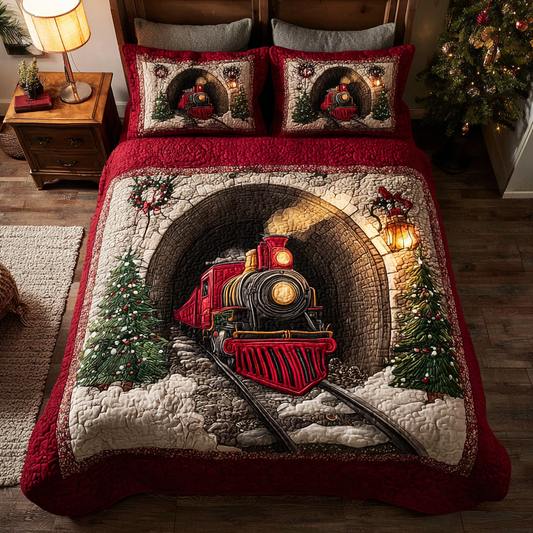 Winter Express 3-Piece Quilted Bedding Set NCU0DK10581