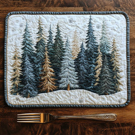 Winter Forest Quilted Place Mat NCU0DV5715