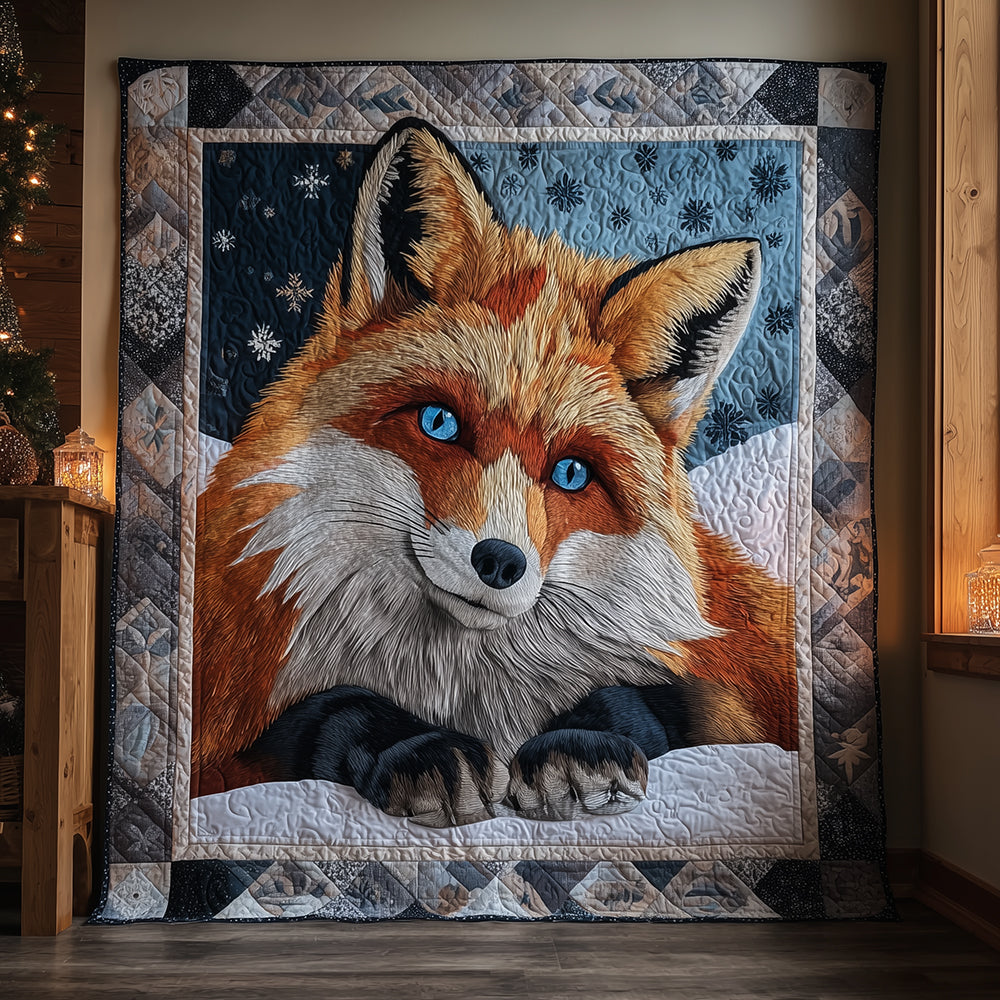 Winter Fox Quilted Blanket NCU0TH3530