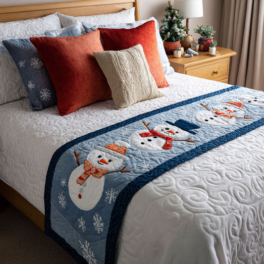 Winter Friends Quilted Bed Runner NCU0TV281