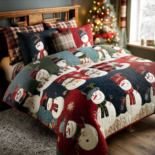 Winter Frosties 3-Piece Quilted Bedding Set NCU0PT10523