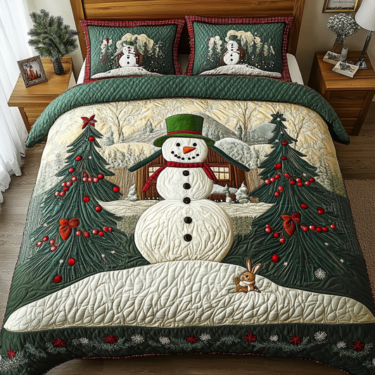 Winter Glow 3-Piece Quilted Bedding Set NCU0DK9768