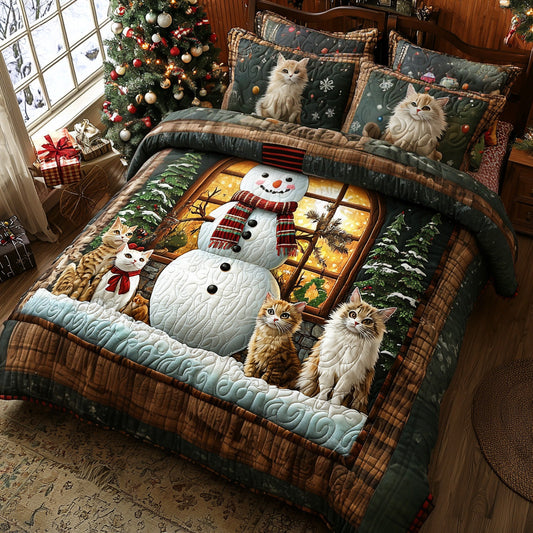 Winter Glow 3-Piece Quilted Bedding Set NCU0DV7798