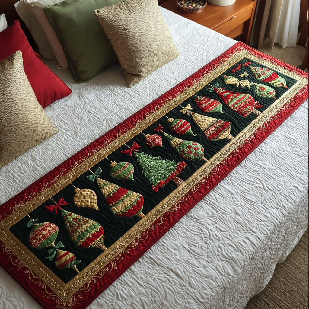 Winter Glow Quilted Bed Runner NCU0DK10108