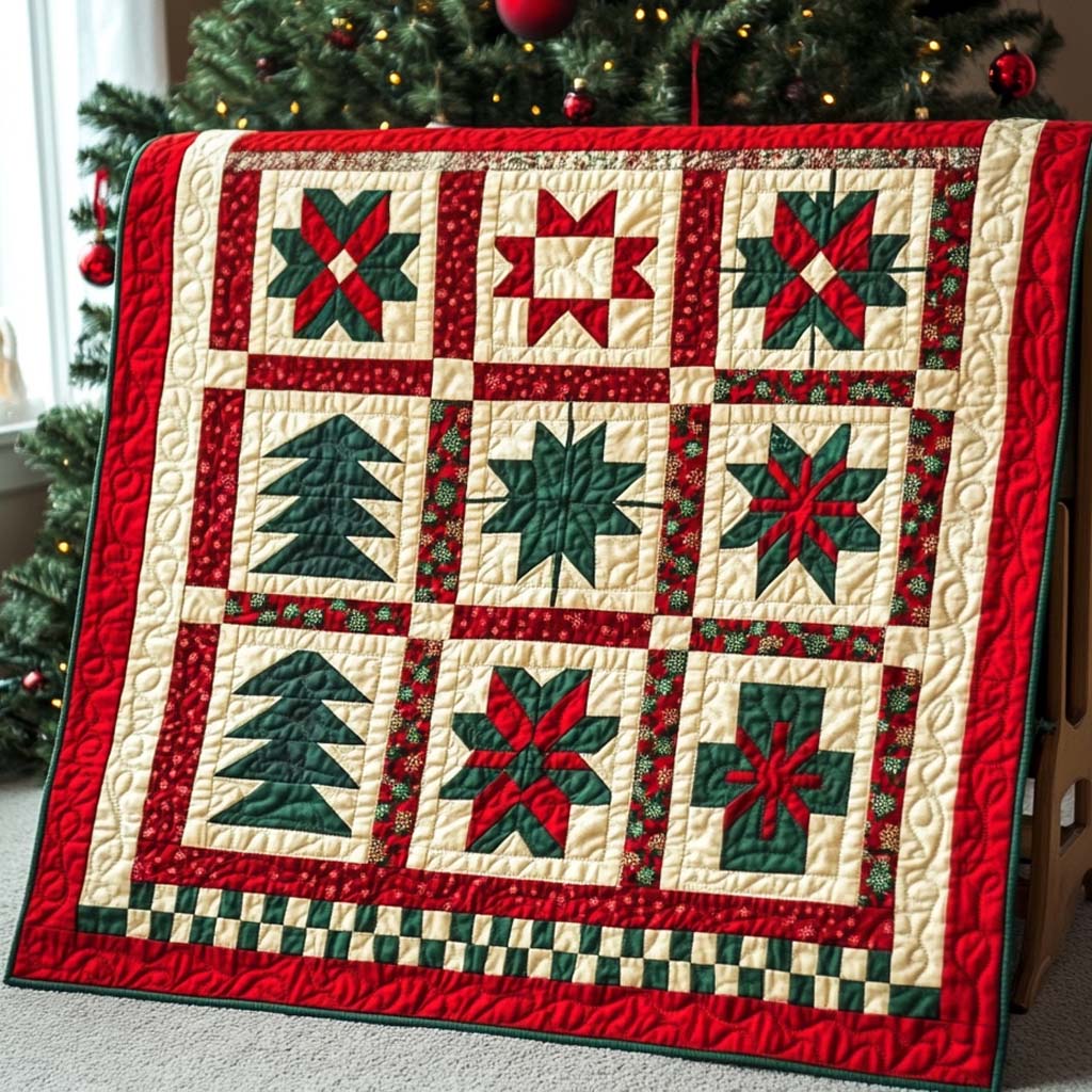 Winter Glow Quilted Blanket NCU0XD127