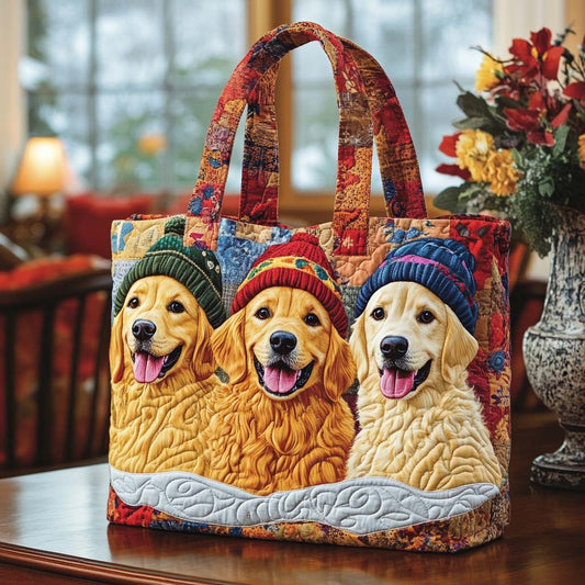Winter Glow Quilted Tote Bag NCU0NT9707