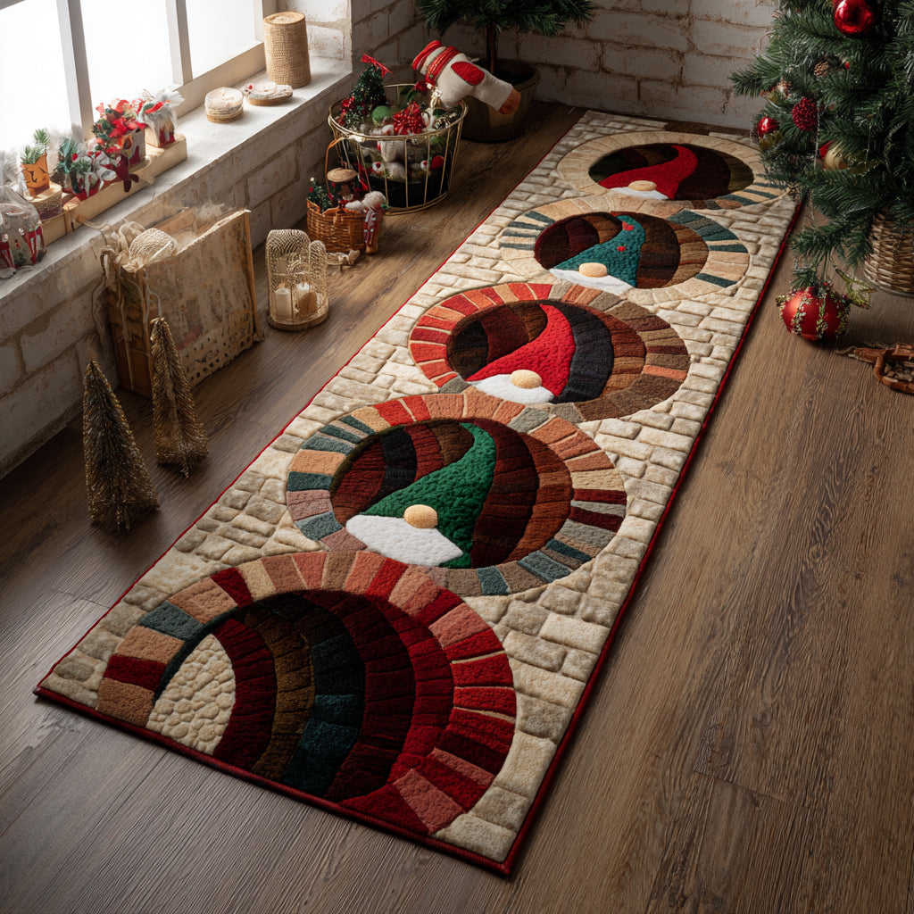 Winter Gnome Walk Runner Carpet NCU0DV8451