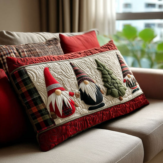 Winter Gnomes Quilted Bedding Pillow Case NCU0PT9042