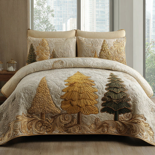 Winter Grace 3-Piece Quilted Bedding Set NCU0DV8466