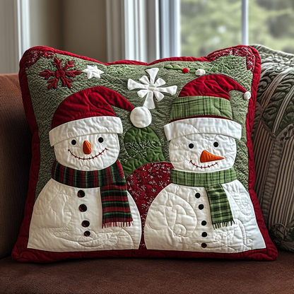 Winter Grins Quilted Pillow Case NCU0VH706