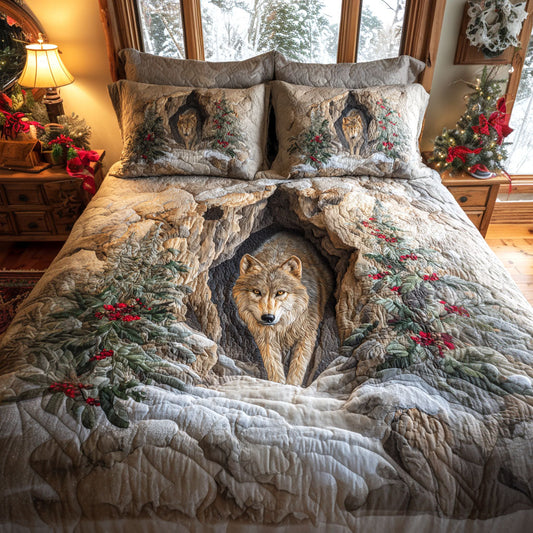 Winter Guardian 3-Piece Quilted Bedding Set NCU0TV1378