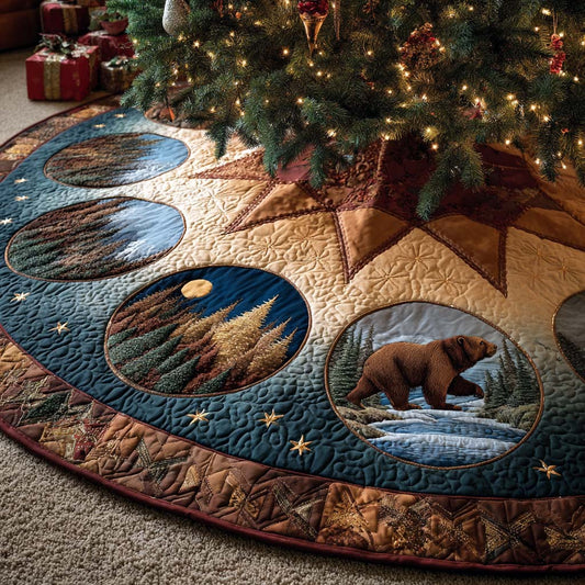 Winter Guardian Quilted Tree Skirt NCU0XD1752