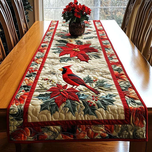 Winter Harmony Quilted Table Runner NCU0NT1389