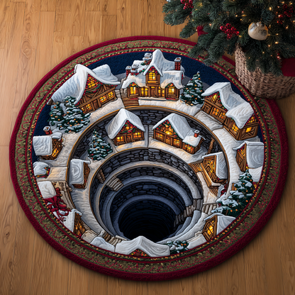 Winter Haven Quilted Round Mat NCU0DK11143