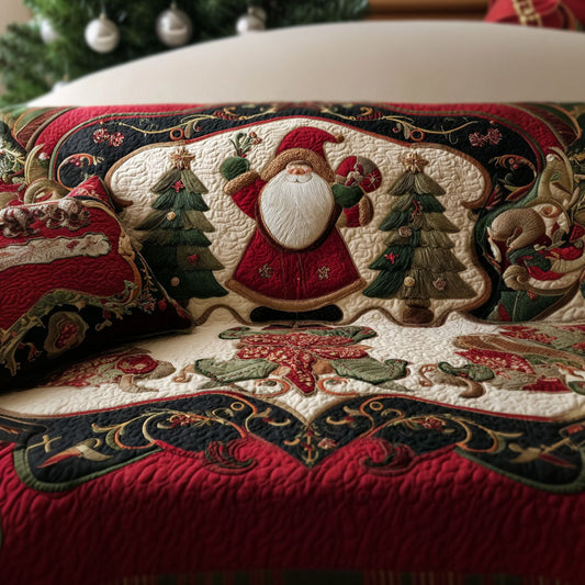 Winter Hideaway Quilted Sofa Cover NCU0PT9806