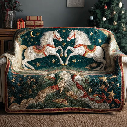 Winter Hoofprints Quilted Sofa Cover NCU0TD1993