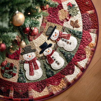 Winter Jolly Lane Christmas Quilted Tree Skirt NCU0PT10616