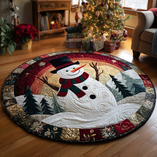 Winter Joy Quilted Round Mat NCU0TV323