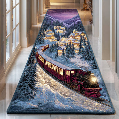 Winter Lantern Railway Runner Carpet NCU0TD1676