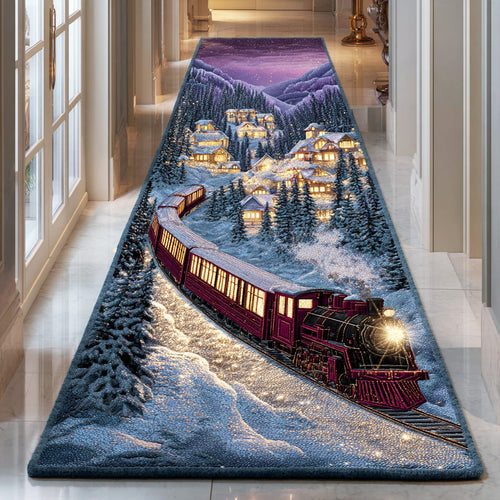 Winter Lantern Railway Runner Carpet NCU0TD1676