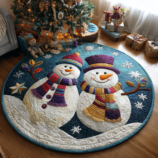Winter Lookout Quilted Round Mat NCU0PT10447
