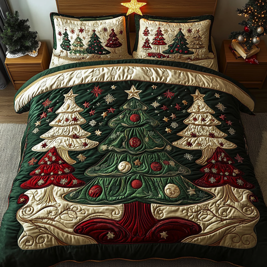 Winter Magic 3-Piece Quilted Bedding Set NCU0DK9893